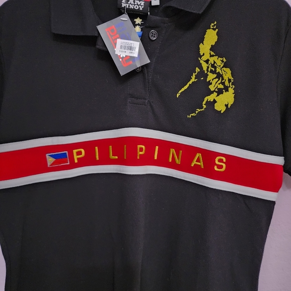 PHILIPPINES "PILIPINAS" Collared Shirt (L) - Picture 5 of 8